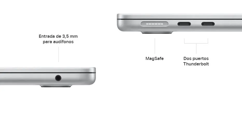 Apple M2 MacBook Air puertos