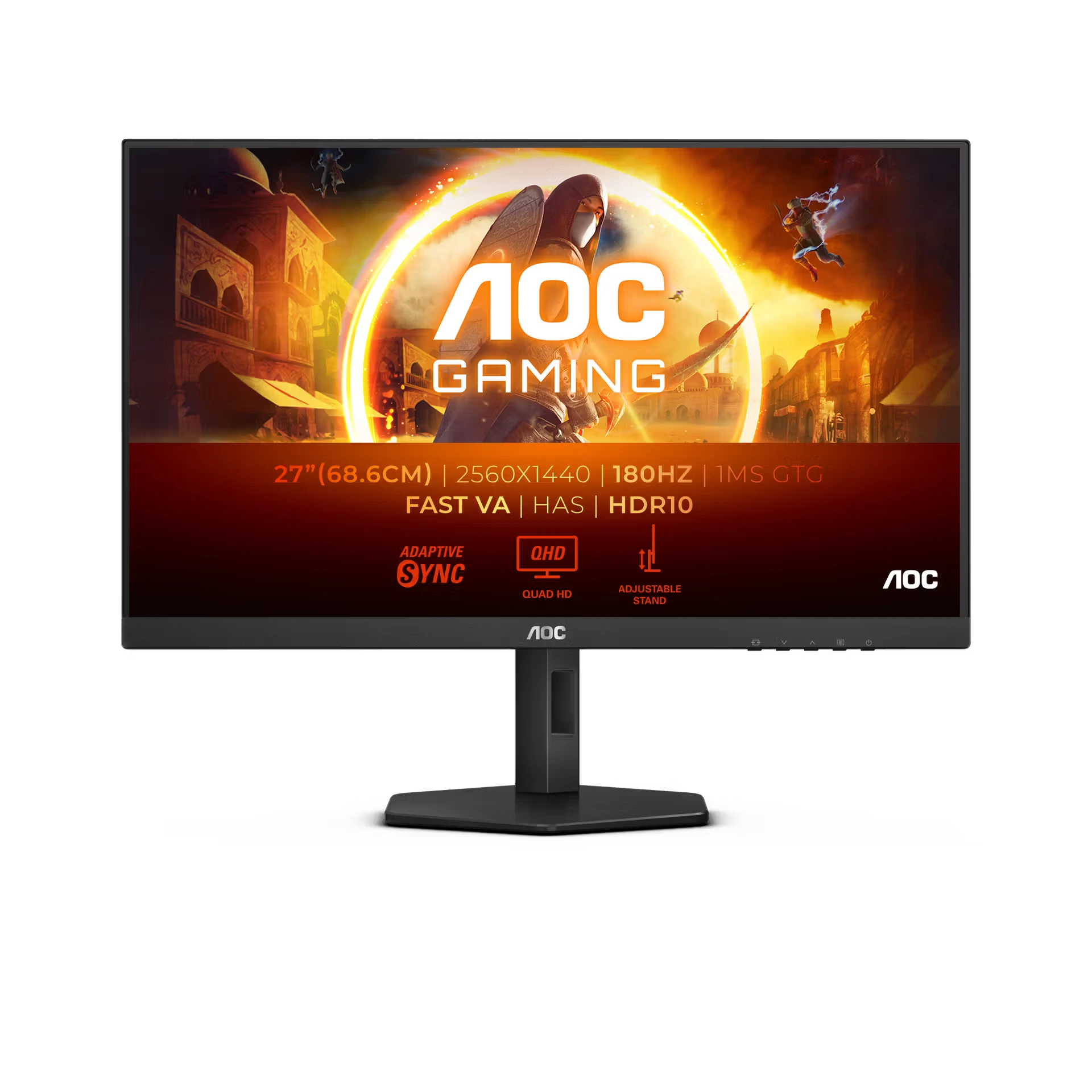 AOC Q27G4XN: 27” QHD a 180 Hz, el rey calidad-precio